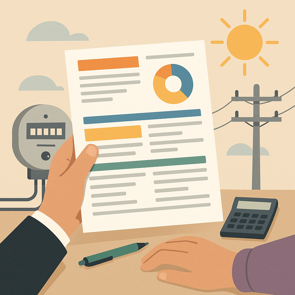 How to read your Spanish electricity bill